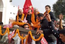 NERMU के 59वें वार्षिक अधिवेशन में AIRF के महामंत्री कॉ. शिवगोपाल मिश्रा, एशिया पेसिफिक /ITF युवा महिला कन्वेनर कॉ. प्रीति सिंह का जोरदार वेलकम