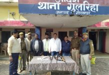 हिस्ट्रीशीटर राकेश यादव गिफ्तार, अवैध राइफलें बरामद