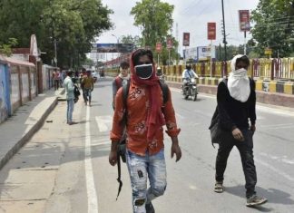 लॉक डाउन: गोरखपुर पहुंचे हरियाणा में फंसे मजदूर, सीएम का जताया आभार