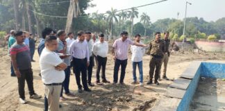 नगर आयुक्त ने किया लाल डिग्गी पार्क का निरीक्षण, कार्य में तेजी लाने के निर्देश