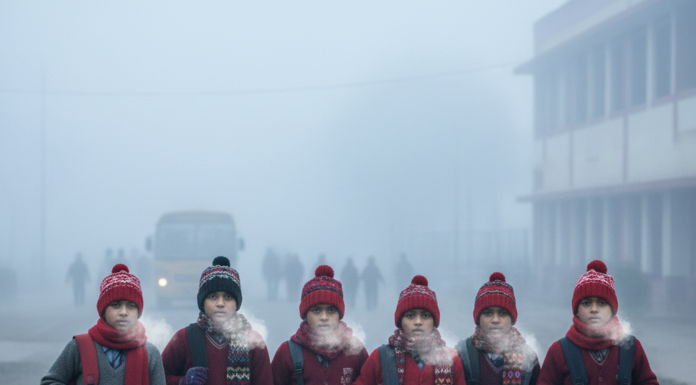 भीषण ठंड के बीच गोरखपुर के सभी स्कूलों में 29 से 31 दिसंबर तक अवकाश