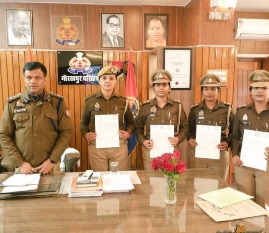 मिशन शक्ति अभियान–फेज 5 में उल्लेखनीय कार्य पर छह पुलिसकर्मी सम्मानित