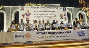 रोटरी क्लब गोरखपुर की कमान प्रवीर आर्य के हाथ, शुभेंदु बने सचिव