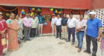 पूर्व छात्रों ने नवोदय विद्यालय को दी नई पहचान नवनिर्मित कक्ष का लोकार्पण