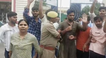 दीक्षांत समारोह में एबीवीपी नेताओं से अभद्रता का आरोप, विरोध के बाद कैंट इंस्पेक्टर निलंबित