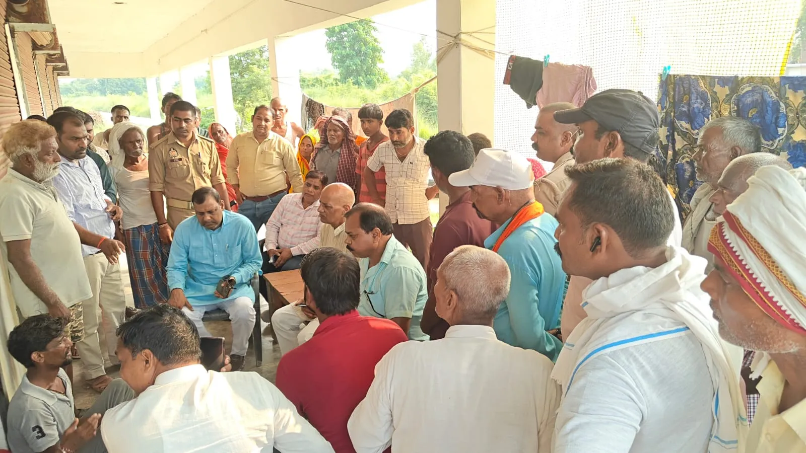 मासूम रंजीत के निधन पर विधायक ने परिजनों को बंधाया ढांढस